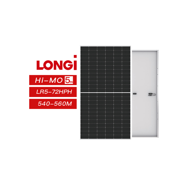 Longi Hi Mo 5m LR5-72HPH Mono 182mm Half Cell Panels 540w 545w 550w 555w 560w Power Outdoor Solar PV Panels Sales