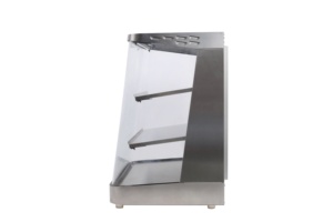 Vitrine de réchauffeur d'affichage de nourriture en verre incurvé de charcuterie de dessus de table de grande capacité commerciale pour la Machine de <span class=keywords><strong>pizza</strong></span> de restaurant d'utilisation de buffet - Product Image 4