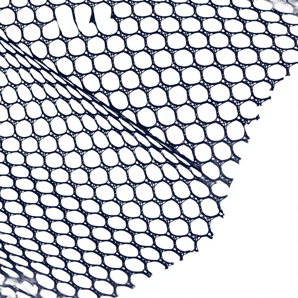 Changle Manufacturer Hexagonal Mesh Fabric A003 100% Polyester Abrasion-Resistant Knitted Fabric for Bags and Shoes