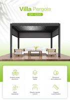 Toldo independiente SINGO, toldo de aluminio de tamaño personalizado para Balcón de casa