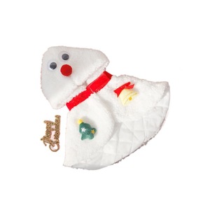 Lindo Disfraz de Perro de Navidad con Capa de Nieve, Ropa de Invierno para Mascotas, Accesorio de Vestimenta de Dibujos Animados para Perros - Product Image 4