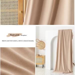 Rideaux de style français en velours de laine australienne pour salon chambre haut de gamme occultant de luxe léger avec cantonnières à thé au lait - Product Image 6