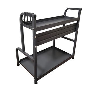 Estante de Almacenamiento de Especias de Acero al Carbono de 2/3 Niveles, 30/40/50 cm, Resistente, Capacidad de Carga de 90 kg, Diseño Moderno Multifuncional, Entrega Rápida - Product Image 2