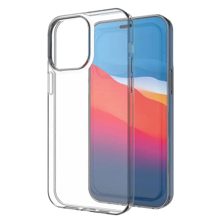TPU Transparent Mobile Phone Case for iPhone 14 Pro Max Ultra Slim Shockproof Phone Cover Shell