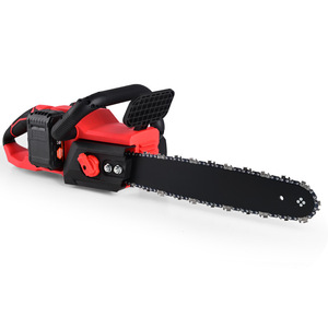 Portable Industrial & DIY Grade 42V 1500W High Power Lithium Battery Red Chain <b>Saw</b> With 48CM Bar OEM Customizable KHC-HP-16-42V - Product Image 1