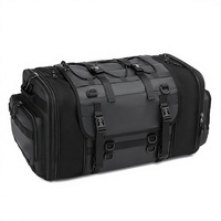 Sacoche arrière extensible pour moto, sacoche de queue étanche en PVC, ajustement universel, grande capacité, bagage de tourisme pour longs trajets