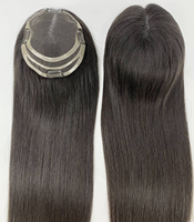 Stock d'usine de toupets en cheveux humains vierges de haute qualité, toupets mono en cheveux vierges bruts, toupets en cheveux Remy naturels en gros pour femmes