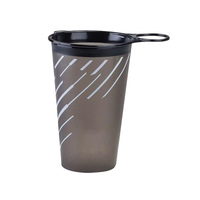 Bouteille d'eau pliable en plastique 200 ml pour sports de plein air, marathon, course à pied, événement, sac souple pour eau, camping, excellente