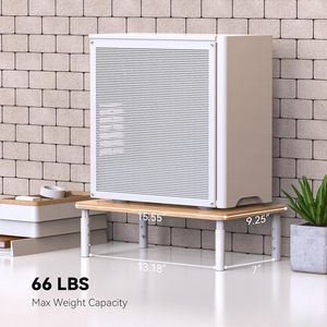 4 có thể điều chỉnh chiều cao tre màn hình đứng Riser máy tính xách tay đứng với luồng không khí lỗ thông hơi - Product Image 3