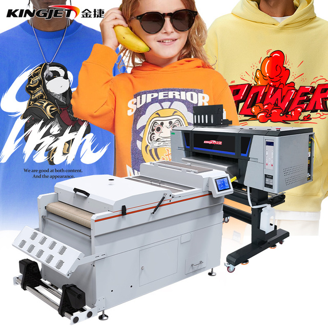 For New 60cm DTF Printer Large Format Digital T-Shirt Textile Printing Machine Heat PET Film 4720/i3200 Printhead High-Speed