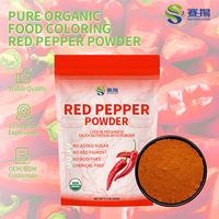 EU&NOP Organic Bulk Dried Instant Chili Powder Food Coloring Red Pepper Extract Powder Seasoning Dehydrated Capsicum Powder