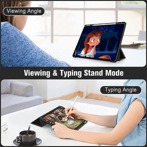 Mỏng Thông Minh Bảo Vệ Trường Hợp Acrylic Cứng PC Trong Suốt Trở Lại Shell Với Chủ Bút Chì Cho <span class=keywords><strong>Ipad</strong></span> Pro 13 2024 - Product Image 6