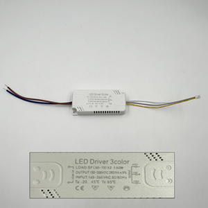 Hagood 3 màu Led không bị cô lập trình điều khiển LED trình điều khiển không thấm nước cho 48W 80W 100W 120W COB Led Chip chiếu sáng biến đổi - Product Image 5