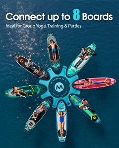 Tabla de Paddle Surf Inflable para Deportes Acuáticos, Conexión Octopus, Isla Flotante de Entrenamiento MY20 Ultra Estable - Product Image 4