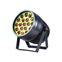 Lampu LED Par Can Zoom Beam RGBW 4 in 1 Baru 19X15W dengan CTO Auxiliary dan Strip DMX512 untuk Pesta Pernikahan dan Perjamuan