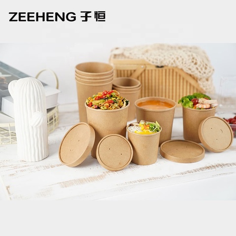 Biodegradable Rectangle Takeaway Bowl Paper Food Container Square Salad ...