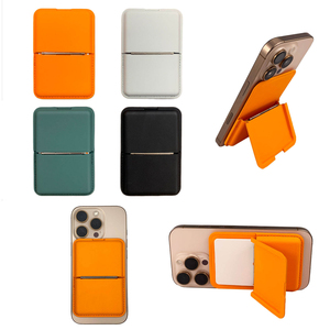 Tarjetero Magnético con Correa Elástica, Funda de Cuero PU de Lujo para Teléfono, Cartera Delgada para Tarjetas de Crédito, Soporte Plegable - Product Image 2