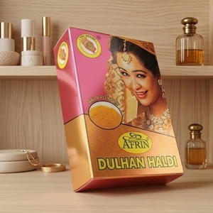 Poudre de Curcuma Bio Afrin Dulhan Haldi pour Clarifier la Peau, Masque Facial Purifiant, Exfoliant Doux, Booster de Teint pour Femmes - Product Image 1