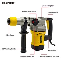 Marteau perforateur rotatif robuste de 26 mm, outil électrique à double usage, perceuse à béton haute puissance, 220 V
