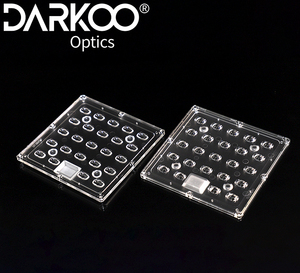 Lentilles optiques de base à bas prix, lentilles de lampadaire Type Ii M lentilles de Module optique 5050 24 Led lentilles de lampadaire