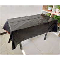 Nappe carrée jetable moderne en feuille métallisée or rose imprimée, nappe unie pour mariages, matière plastique