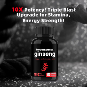 <span class=keywords><strong>Capsules</strong></span> de <span class=keywords><strong>Ginseng</strong></span> Coréen et Extrait de Curcuma Rouge en Poudre OEM/ODM Marque Privée – Énergie, Concentration et Performance pour Adultes - Product Image 2