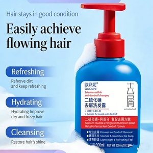 Shampoo Antiforfora al Selenio Disolfuro per Uomo 300ml per Tutti i Tipi di Capelli - Schiarente, Detergente, Idratante e <span class=keywords><strong>Ammorbidente</strong></span> - Product Image 4