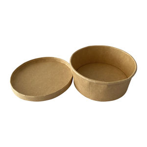 ZY Factory Vente en gros de contenants alimentaires en kraft en vrac, boîtes à emporter <span class=keywords><strong>micro</strong></span>-ondables, boîtes à emporter brunes, résistantes aux fuites et à la graisse, bols alimentaires - Product Image 2
