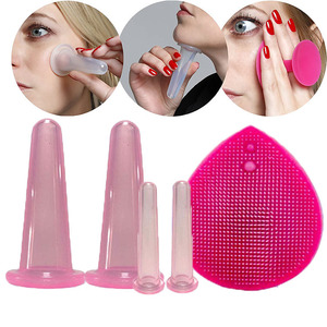 Ensemble de ventouses pour le visage <span class=keywords><strong>machine</strong></span> de ventouses d'aspiration sous vide de massage pour la thérapie du visage hijama ensemble de tasses <span class=keywords><strong>ventouse</strong></span> en silicone ensemble de ventouses pour le visage - Product Image 3