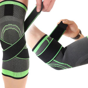 Genouillères réglables / Manchon de compression pour genou / Paire de supports de genou / Soutien articulaire puissant pour le genou - Product Image 1