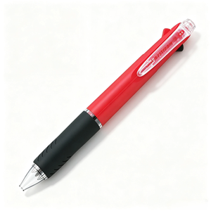 Stylo bille multi-couleurs Jetstream 3, 0,5 mm, rétractable, corps en PC recyclé, grip en caoutchouc, pour bureau, école, écriture, remplaçable - Product Image 3