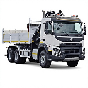 Camion benne Volvo FMX 460 6x4 avec grue Atlas 172.3E, moteur Weichai blanc, hauteur de levage 25m - Product Image 1