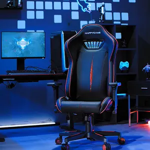 Neue Sounds übersetzen in vibrations verstellbare Lordos stütze Gaming Chair Led