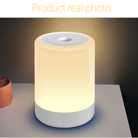 Lampe de nuit pratique pour chambre à coucher, pour adultes et enfants, lampe de nuit LED colorée, à piles, lampes de chevet