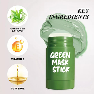 <span class=keywords><strong>Mascarilla</strong></span> purificadora de <span class=keywords><strong>arcilla</strong></span> <span class=keywords><strong>verde</strong></span> para el tratamiento del acné, <span class=keywords><strong>mascarilla</strong></span> para reparar y refrescar la piel, producto en oferta - Product Image 2