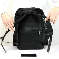 Grand Sac à Dos Moderne Multifonctionnel en Oxford et Nylon pour Affaires, Étudiants, Camping et Randonnée, Personnalisable pour Femme, Étanche avec Port USB de Recharge
