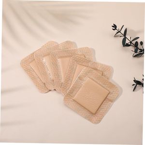 Pansement en mousse de silicone médical pour plaies, 7,5 cm x 7,5 cm, sûr et sain, avec bordure - Product Image 1