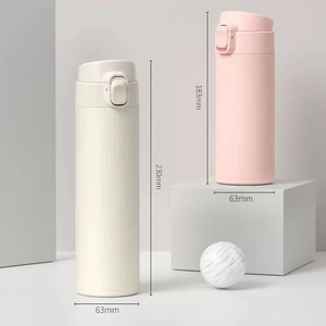 Thermos isotherme en acier inoxydable écologique de 450 ml, à double paroi, anti-fuite, résistant à l'eau bouillante, idéal pour les voyages, la salle de sport, le bureau - Product Image 2