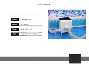 <span class=keywords><strong>Machine</strong></span> à <span class=keywords><strong>laver</strong></span> les balles pour parc intérieur, élimine 99 % des germes, sans danger pour les enfants, utilisation quotidienne - Product Image 5