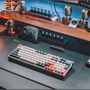 THUNDEROBOT ZERO Crack of Dawn KZ5096 2,4G Teclado mecánico inalámbrico 96 teclas 3 modos RGB Retroiluminación Teclado para juegos - Product Image 2