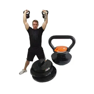 Kettlebell صلب ناعم قابل للتعديل/حديد الزهر لتدريب القوة ، صالة الألعاب الرياضية المنزلية