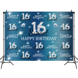 Cristal diamante salto alto rainha dia festa decoração banner aniversário baile fundo tecido - Product Image 6
