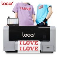 Locor-impresora dual XP600 de fábrica, impresora A3 DTF para ropa, camisetas, máquina de impresión de ropa, precio barato