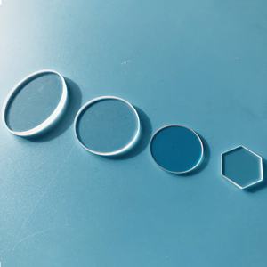 Lente de vidro de safira óptica, janela oval, de cristal de safira, lente para sensor - Product Image 3