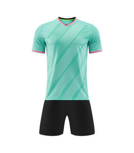 Quick Dry Digital Print Polyester Men Football Uniform Team Training Sportswear Set - Product Image 4