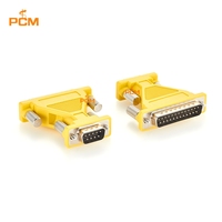 Adaptateur de raccordement série RS232 D-Sub DB25 mâle vers DB9 mâle pour le contrôle industriel, les tests, les équipements Bensch Legacy et le service sur site