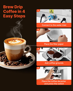 Cafetera comercial de acero inoxidable para café de goteo con filtro - Product Image 4