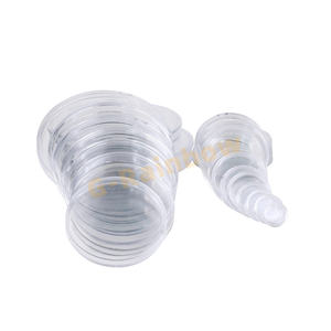 XL 50mm-160mm Caja de monedas enorme Tapas de medallas Redondas de Plástico Protector de monedas Ps engrosado - Product Image 3