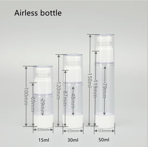 15ml 30ml 50ml Pet nhựa mỹ phẩm <span class=keywords><strong>container</strong></span> Lotion chai với bơm cho chăm sóc da màn hình in không độc hại - Product Image 6