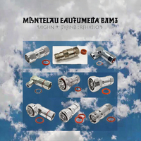 Werkseitige Lieferung Super flex 1/2 HF-Stecker 90-Grad-Klemme 1/2 Kabel N Typ Mini DIN 4.3-10 7/16 Din-Stecker Buchse 1P